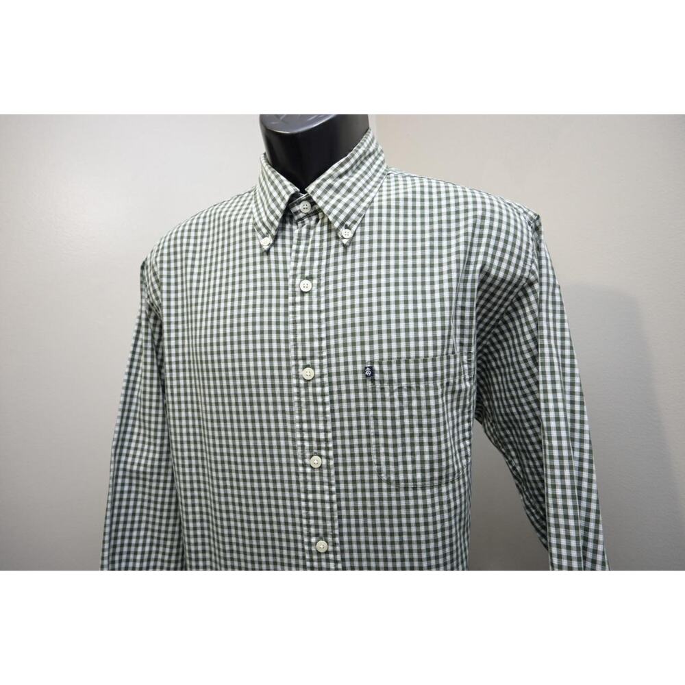 Brooks Brothers 346 Dress Shirt Plaid Long Sleeve Mens Size Medium